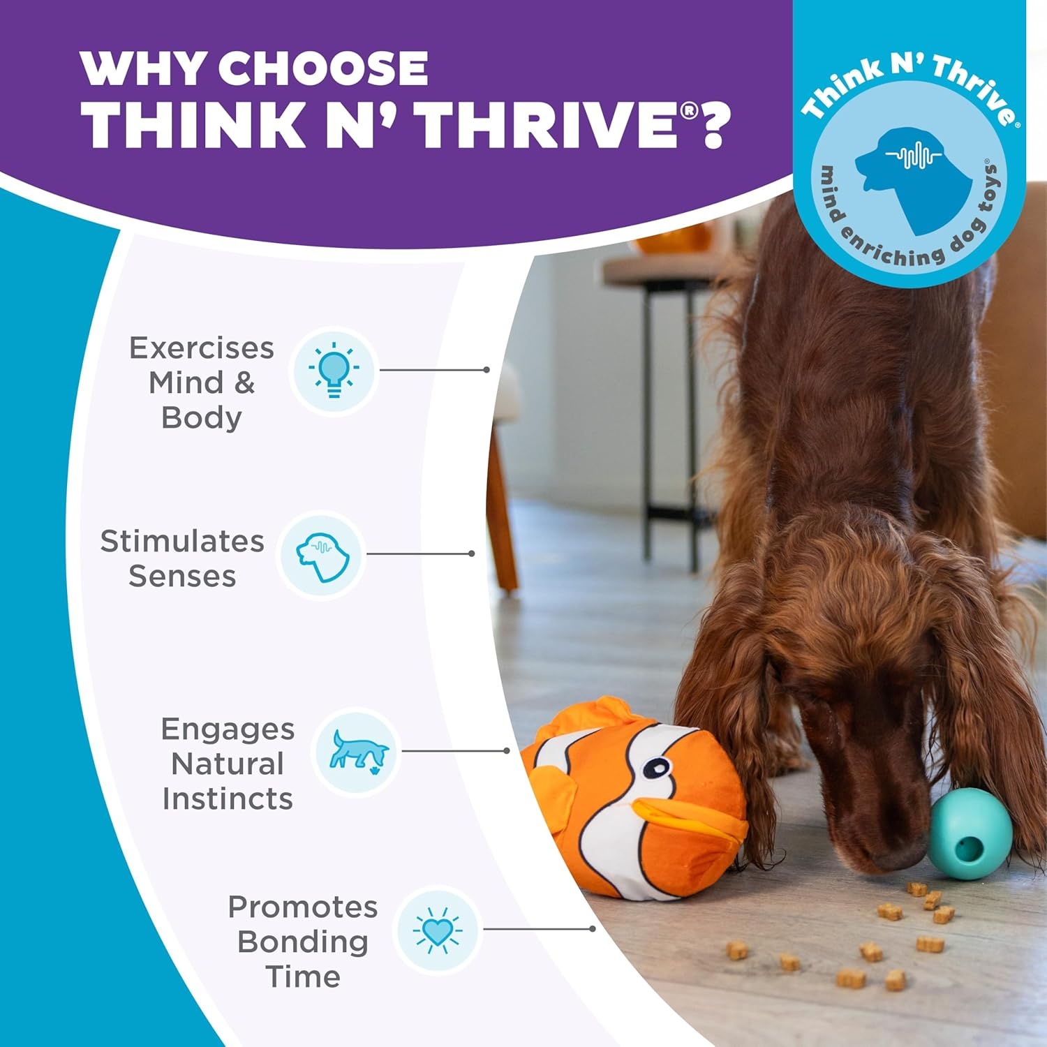 image:imageOutward Hound by Nina Ottosson Snack Palz Interactive Plush Dog Puzzle with Treat Ball Cactus GreenClownfish