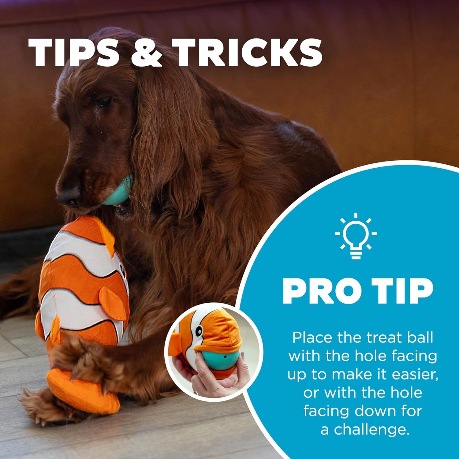 image:imageOutward Hound by Nina Ottosson Snack Palz Interactive Plush Dog Puzzle with Treat Ball Cactus GreenClownfish
