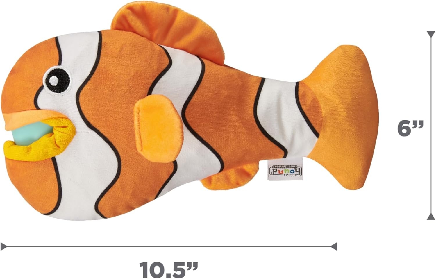 image:imageOutward Hound by Nina Ottosson Snack Palz Interactive Plush Dog Puzzle with Treat Ball Cactus GreenClownfish