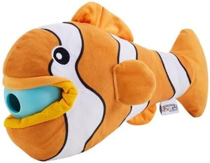 image:imageOutward Hound by Nina Ottosson Snack Palz Interactive Plush Dog Puzzle with Treat Ball Cactus GreenClownfish