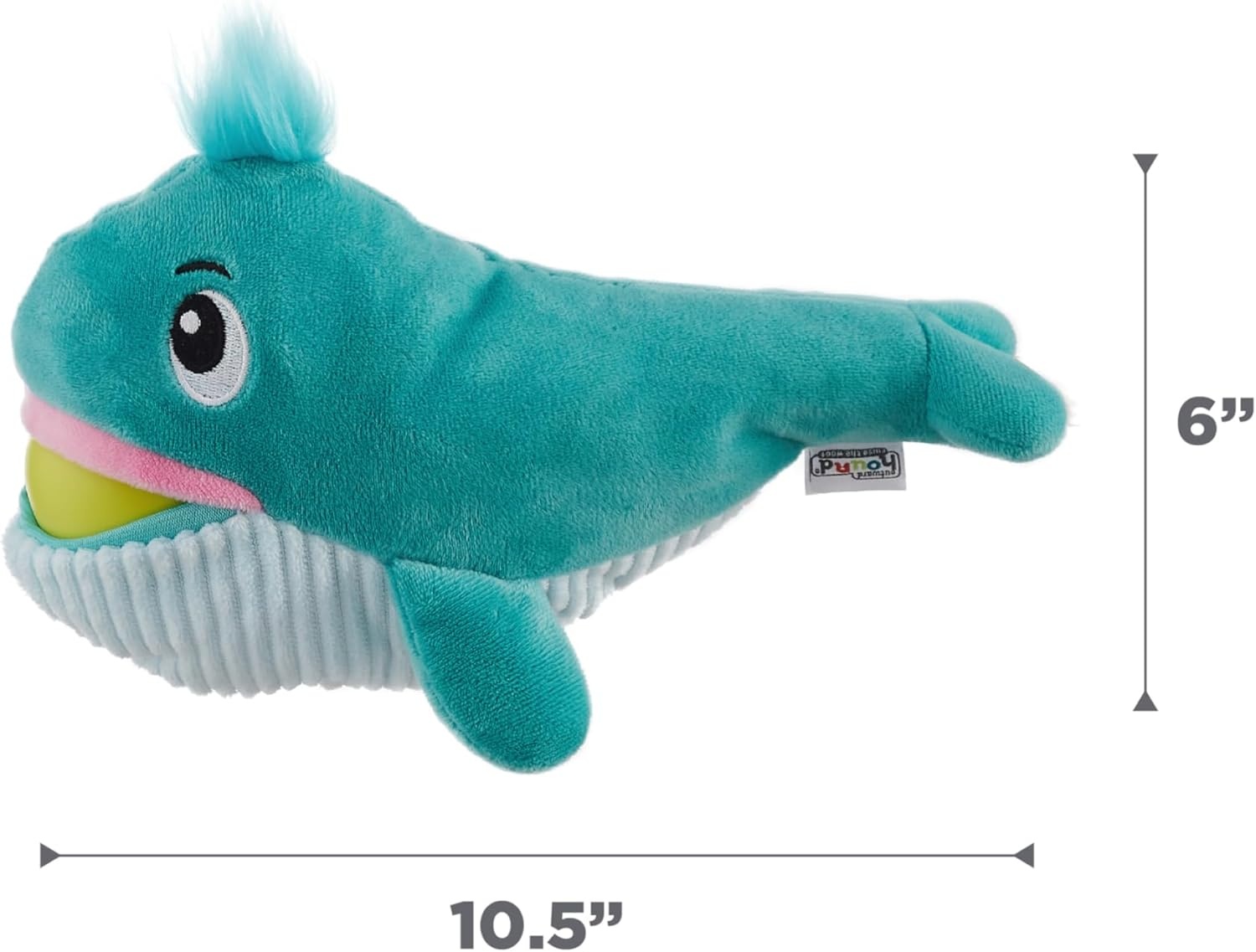 image:imageOutward Hound by Nina Ottosson Snack Palz Interactive Plush Dog Puzzle with Treat Ball Cactus GreenWhale