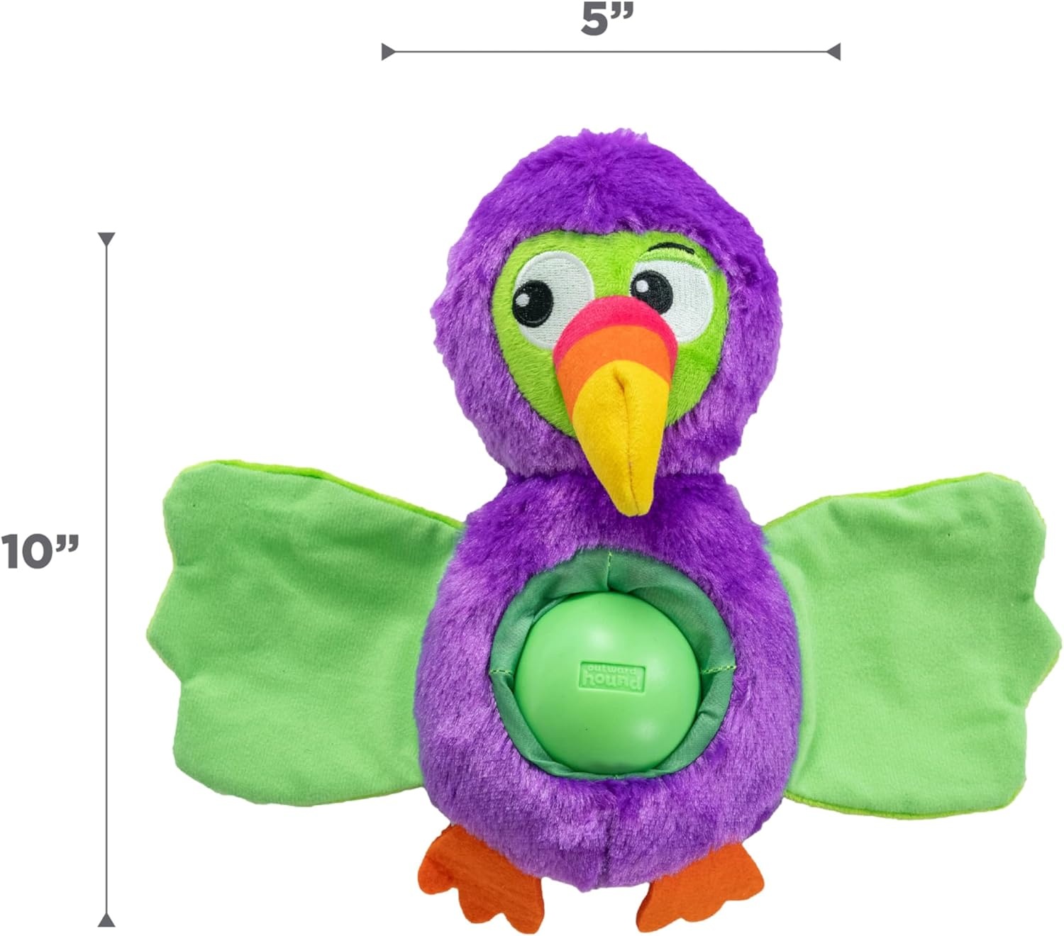 image:imageOutward Hound by Nina Ottosson Stuff N Snuffle Plush Large Snuffle Ball Dog Puzzle Elephant Blue 98 inches x 59 inchesHideAblez Toucan