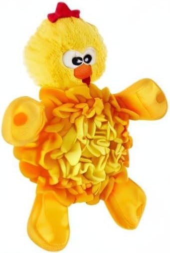 image:imageOutward Hound by Nina Ottosson Stuff N Snuffle Plush Large Snuffle Ball Dog Puzzle Elephant Blue 98 inches x 59 inchesSnuffle Palz Chicken