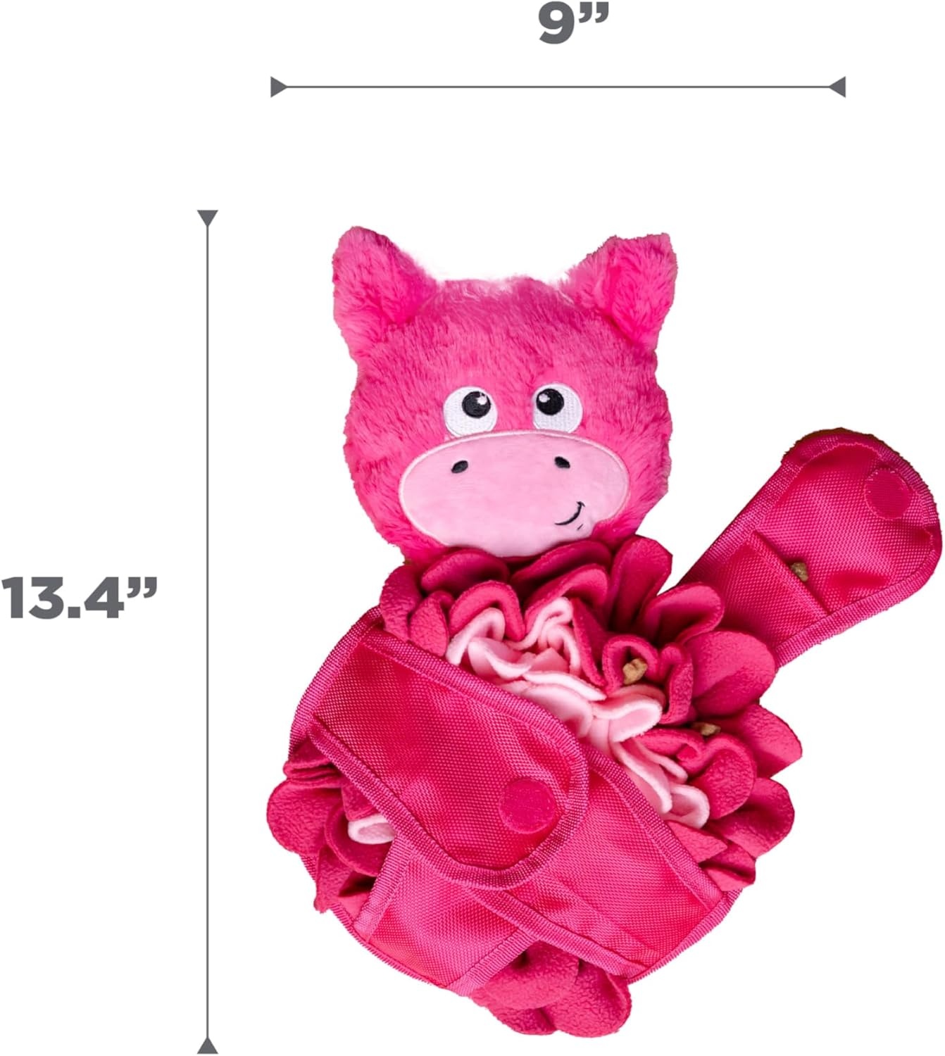 image:imageOutward Hound by Nina Ottosson Stuff N Snuffle Plush Large Snuffle Ball Dog Puzzle Elephant Blue 98 inches x 59 inchesSnuffle Palz Pig