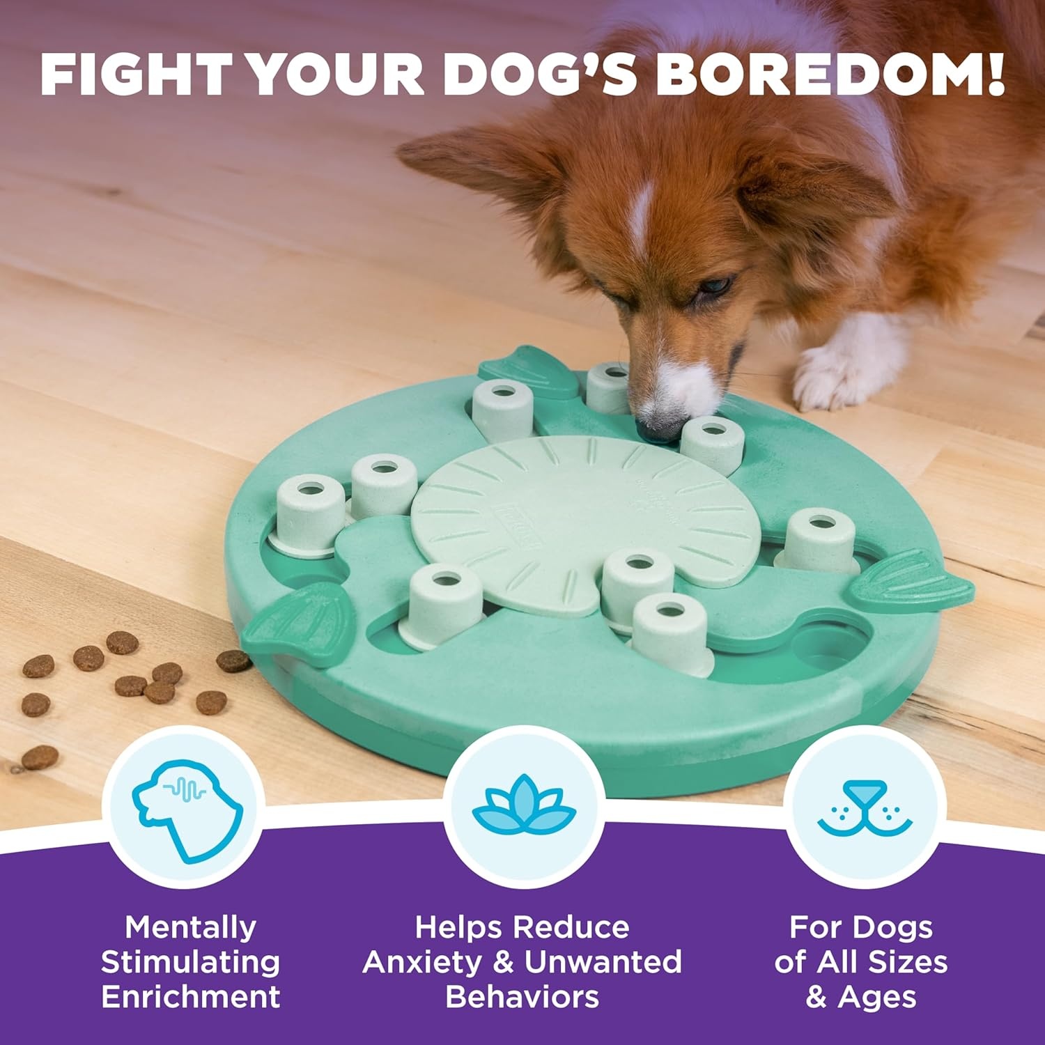 image:imageOutward Hound by Nina Ottosson Tower of Treats Level 4 Expert Dog Treat Puzzle for Enrichment OrangeDog Worker Green