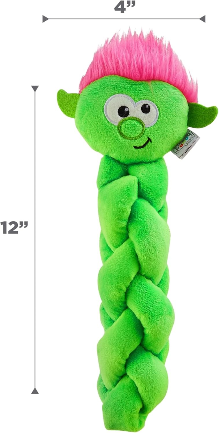 image:imageOutward Hound by Nina Ottosson Twistiez Interactive Plush Dog Treat Puzzle Monster BlueTwistiez Troll