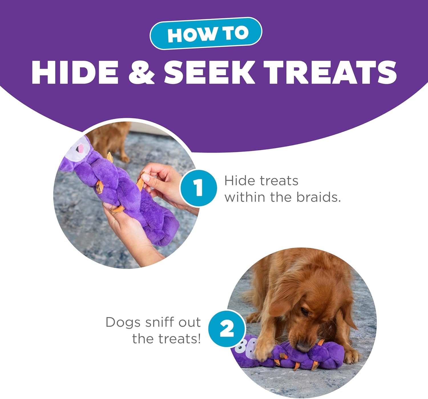image:imageOutward Hound by Nina Ottosson Twistiez Interactive Plush Dog Treat Puzzle Monster BlueTwistiez Unicorn