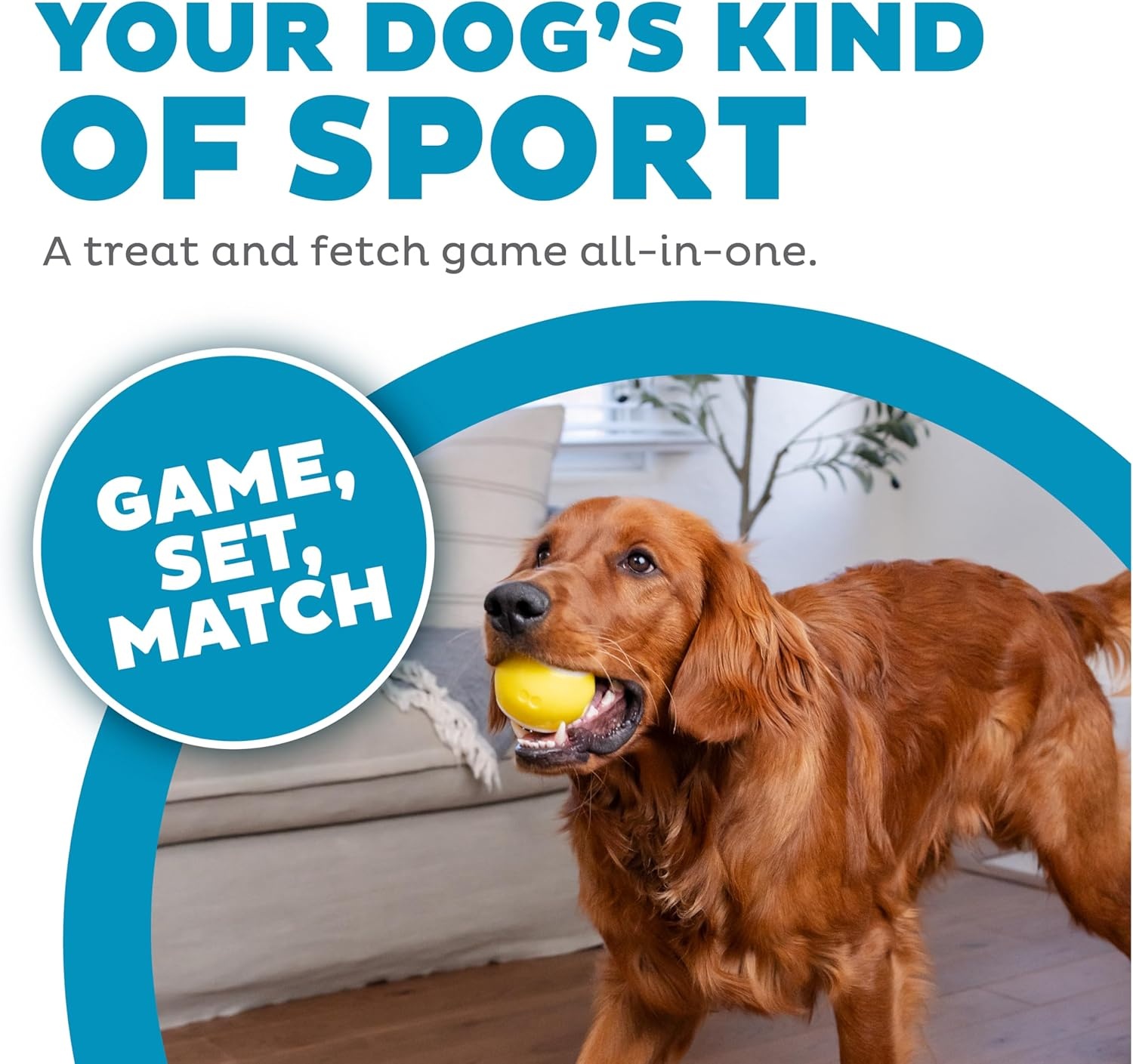 image:imageOutward Hound by Planet Dog Football Durable TreatDispensing Dog Ball Interactive Fetch Toy OrbeeTuff Mint Scented BPAFree for Indoor amp Outdoor Play BrownTennis Ball