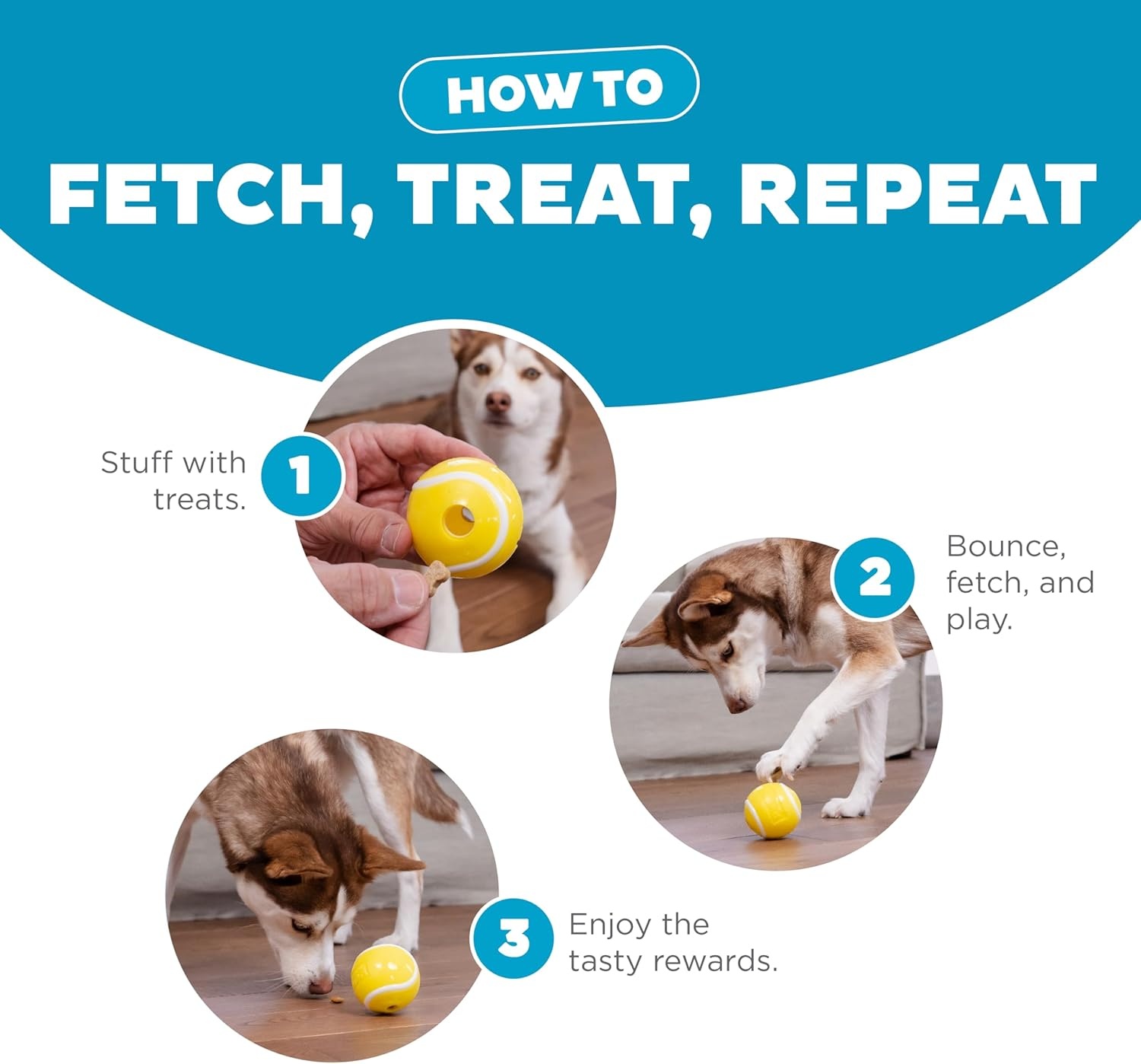 image:imageOutward Hound by Planet Dog Football Durable TreatDispensing Dog Ball Interactive Fetch Toy OrbeeTuff Mint Scented BPAFree for Indoor amp Outdoor Play BrownTennis Ball