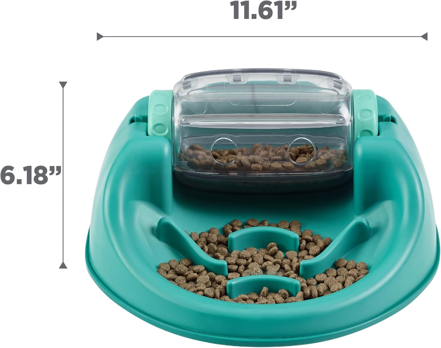 image:imageOutward Hound by Planet Dog Snoop Dog Toy TreatDispenser Puzzle Ball Interactive Slow Feeder Medium to Large Dogs Bouncy amp MintInfused Blue 5Spin N Eat Green