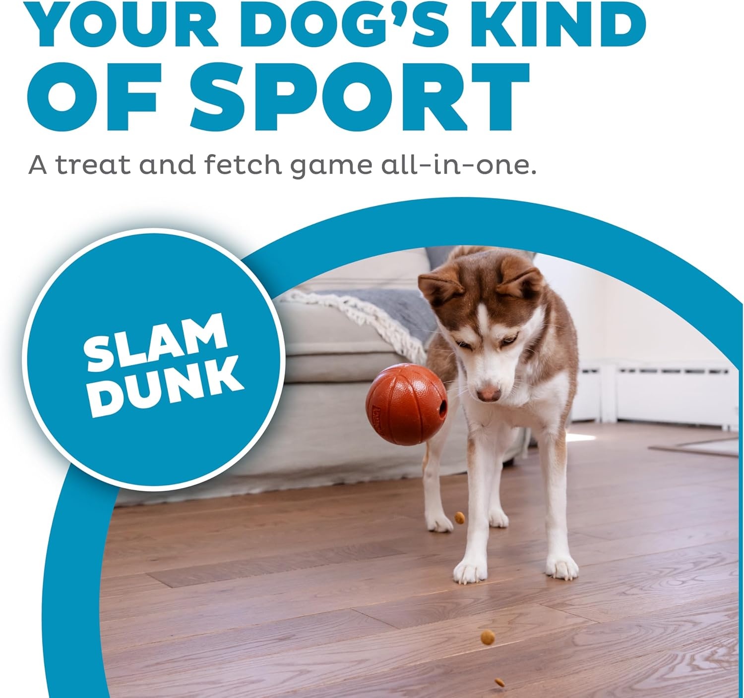 image:imageOutward Hound by Planet Dog Soccer Ball Durable TreatDispensing Dog Ball Interactive Fetch Toy OrbeeTuff Mint Scented BPAFree for Indoor amp Outdoor Play WhiteBasketball