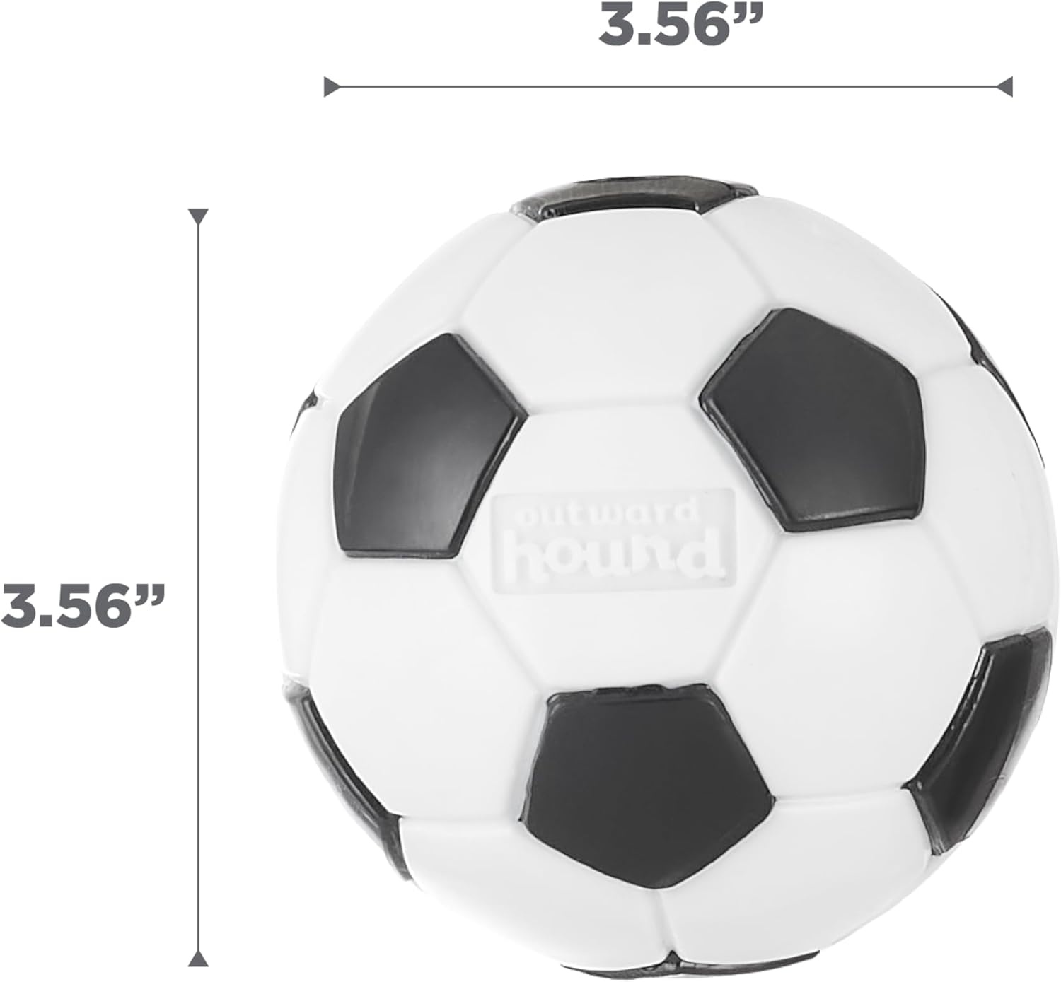 image:imageOutward Hound by Planet Dog Soccer Ball Durable TreatDispensing Dog Ball Interactive Fetch Toy OrbeeTuff Mint Scented BPAFree for Indoor amp Outdoor Play WhiteSoccer Ball