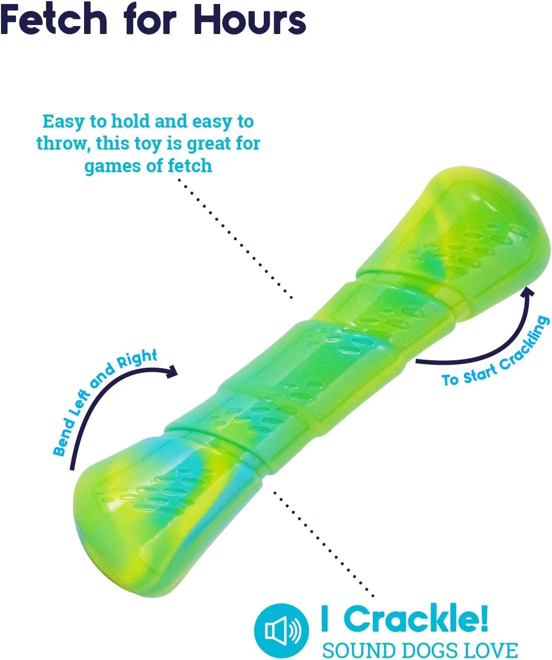 image:imagePetstages Crack N Fetch Fun Sound for Fun Fetch Play LargeStick