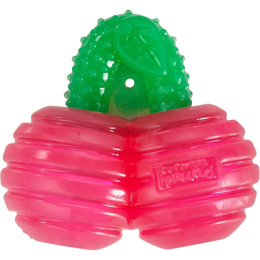 image:imageOutward Hound Gummiez Peach Ring 2in1 Dental Dog Chew Toy and Treat Stuffer Game Peach ScentCherries
