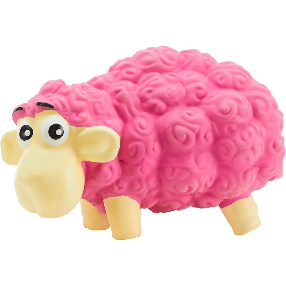 image:imageOutward Hound Tootiez Sheep Grunting Latex Rubber Dog Toy SmallPink