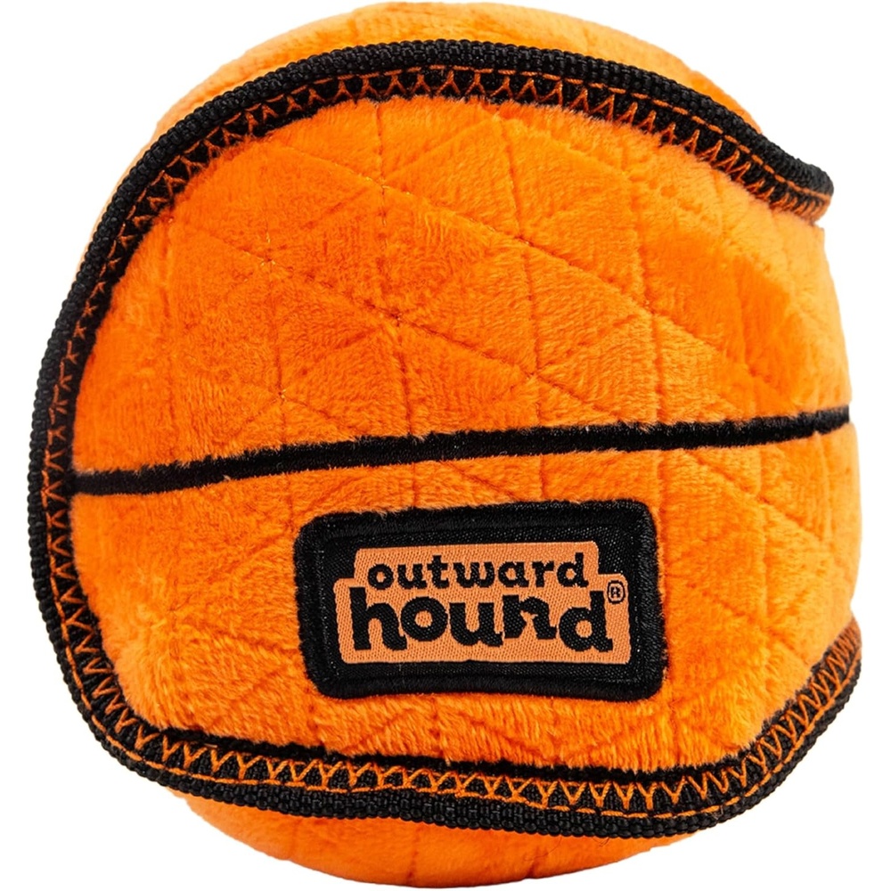 image:imageOutward Hound Xtreme Seamz Dog Toy Reinforced Seams amp Multiple Stitching Durable Plush with Squeakers Basketball 47