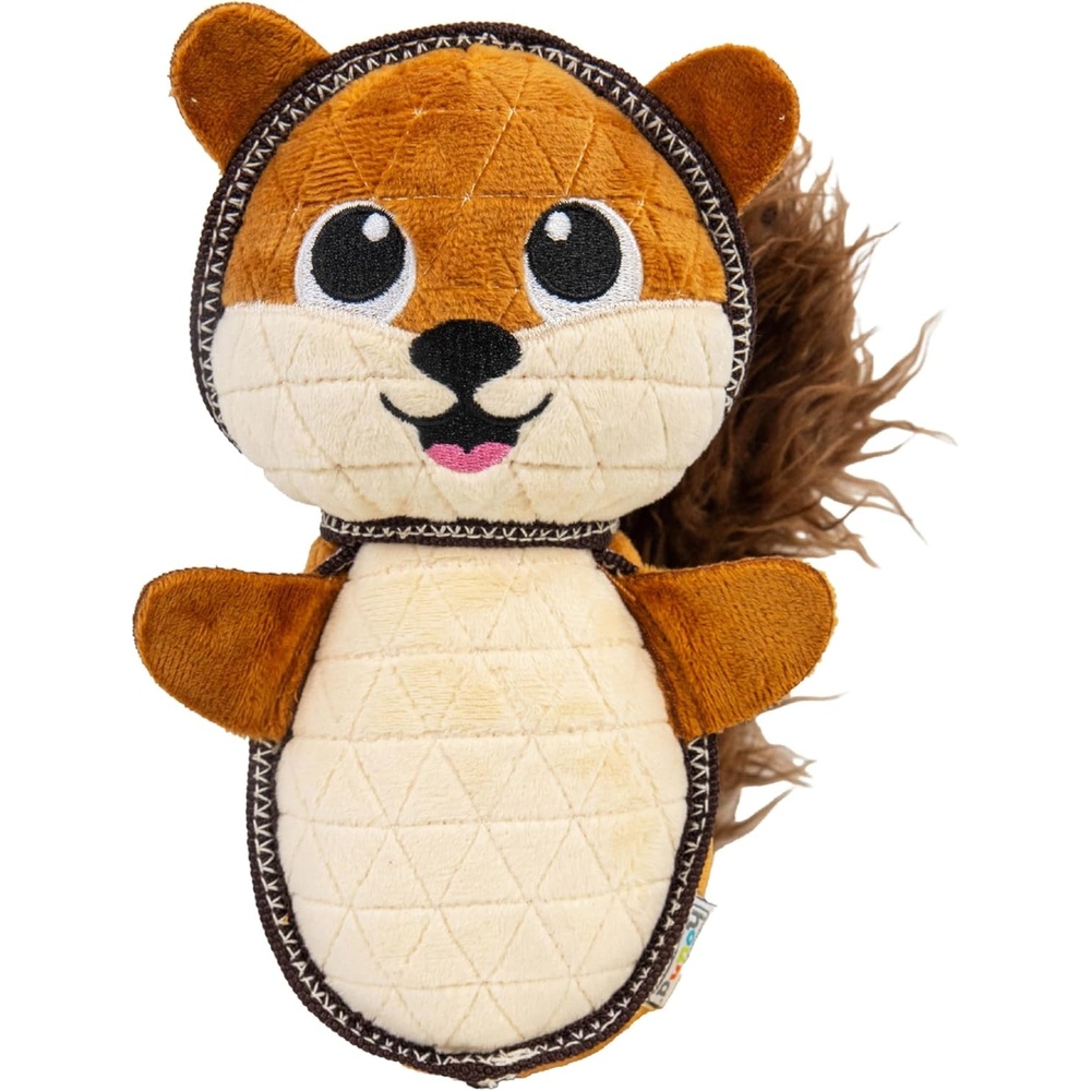 image:imageOutward Hound Xtreme Seamz Dog Toy Reinforced Seams amp Multiple Stitching Durable Plush with Squeakers Squirrel 83