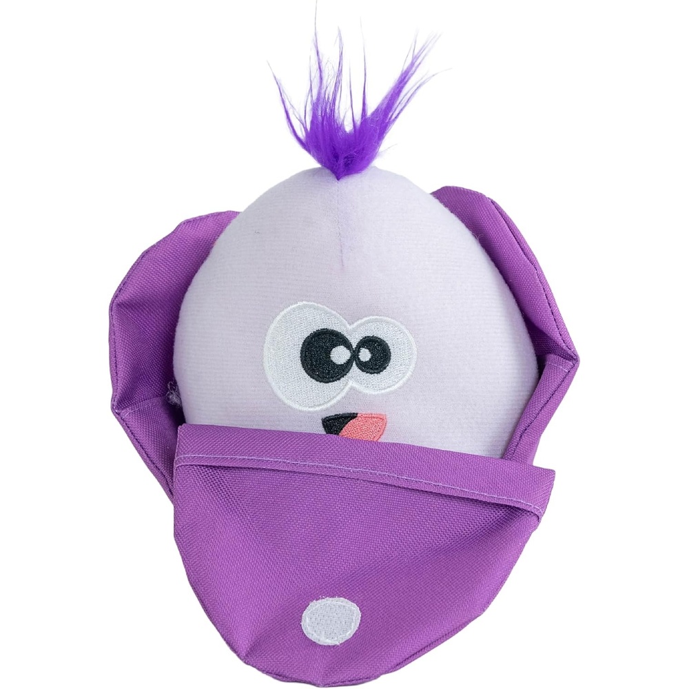 image:imageOutward Hound by Nina Ottosson Hide N Find Interactive Plush Dog Puzzle Durable Dog Toy Plush Enrichment Toys Cauliflower PurpleHide N Find Cauliflower