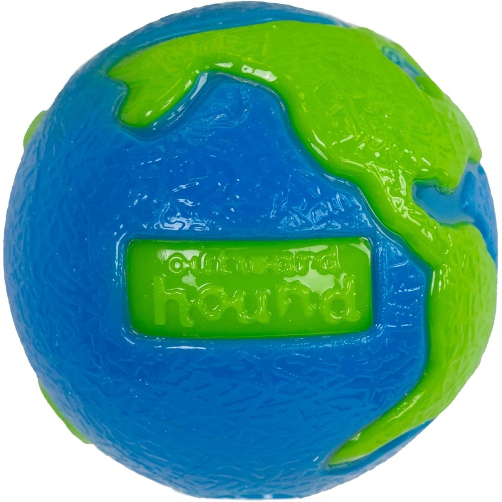 image:imageOutward Hound by Planet Dog OrbeeTuff Planet Ball BlueGreen TreatDispensing Dog Toy Small