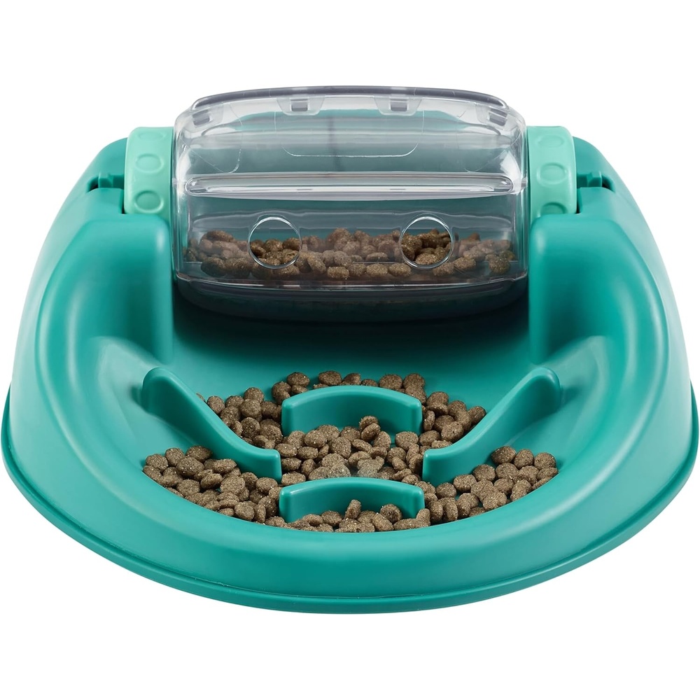 image:imageOutward Hound by Planet Dog Snoop Dog Toy TreatDispenser Puzzle Ball Interactive Slow Feeder Medium to Large Dogs Bouncy amp MintInfused Blue 5Spin N Eat Green