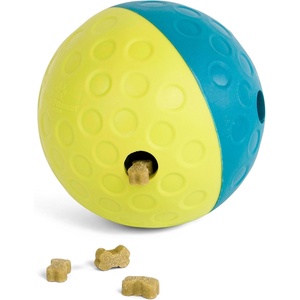 image:imageOutward Hound DoubleTuff Stuffable Dog Toy Large 5Inch Green  Treat Dispensing Chew Ball for Medium to Large Dogs Interactive Puzzle for Enrichment amp Slow FeedingTreat Tumble Small Blue
