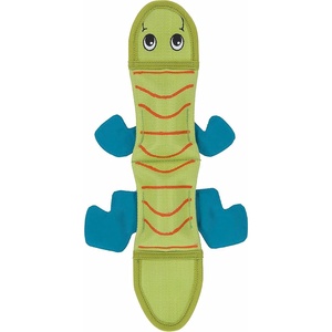 image:imageOutward Hound Fire Biterz Turtle Plush Firehose Material Interactive Dog Toy MediumGreen Lizard