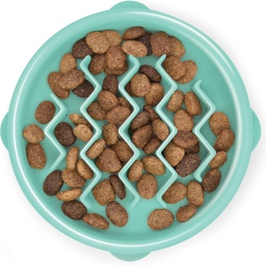 image:imageOutward Hound Medium Slow Feeder Bowl Puzzle Maze for Fast Eaters Small to Medium Dogs Helps Prevent Bloat amp Aid Digestion Holds 2 Cups Wet or Dry Food NonSlip Made Without BPA SageMint