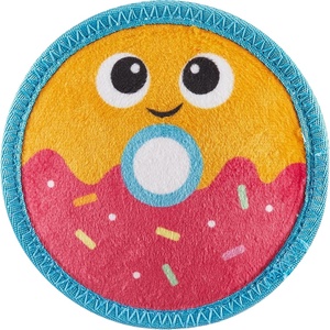 image:imageOutward Hound Tough Skinz Durable Squeaky Dog Toy with Two Tough Layers Strawberry Red MediumDonut