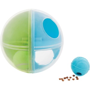 image:imageOutward Hound by Nina Ottosson AMaze Ball Dog Treat Puzzle Ball Level 2 Intermediate 846 Diameter GreenAMaze Ball Blue  Green