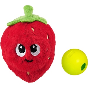 image:imageOutward Hound by Nina Ottosson Snack Palz Interactive Plush Dog Puzzle with Treat Ball Cactus GreenFruit