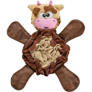 image:imageOutward Hound by Nina Ottosson Stuff N Snuffle Plush Large Snuffle Ball Dog Puzzle Elephant Blue 98 inches x 59 inchesSnuffle Palz Cow