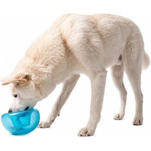 image:imageOutward Hound by Planet Dog Snoop Dog Toy  TreatDispenser Puzzle Ball Interactive Slow Feeder Medium to Large Dogs Bouncy amp MintInfused Blue 5Blue