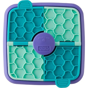 image:imageOutward Hound by Planet Dog Snoop Dog Toy  TreatDispenser Puzzle Ball Interactive Slow Feeder Medium to Large Dogs Bouncy amp MintInfused Blue 5Lick N Flip Treat Purple