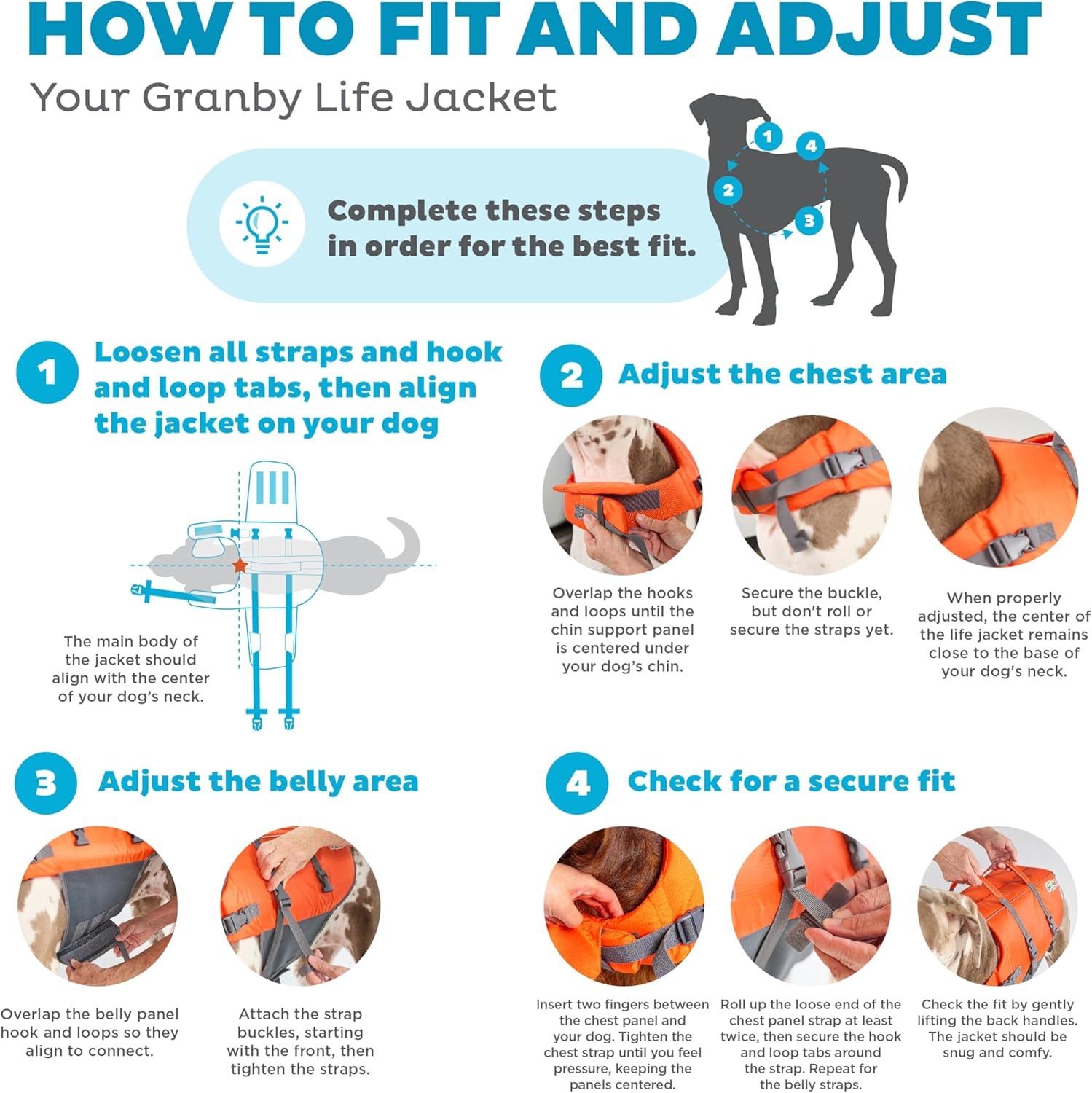 image:imageOutward Hound Dawson Swim Dog Life Jacket HighPerformance Neoprene Dog Life Vest for Swimming Boating and Water Safety Medium BlueCamo