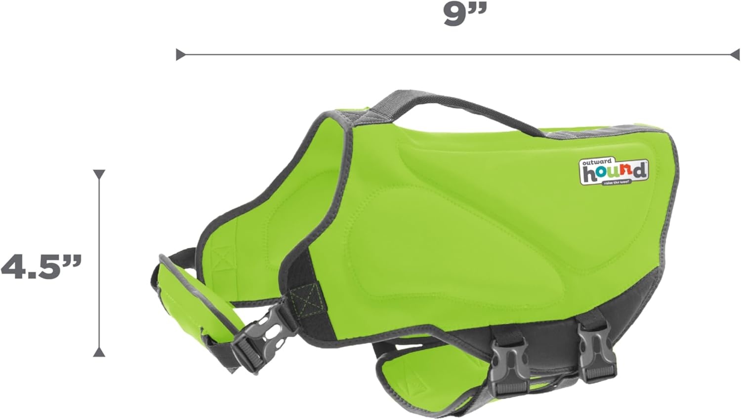image:imageOutward Hound Dawson Swim Green Dog Life Jacket MediumGreen