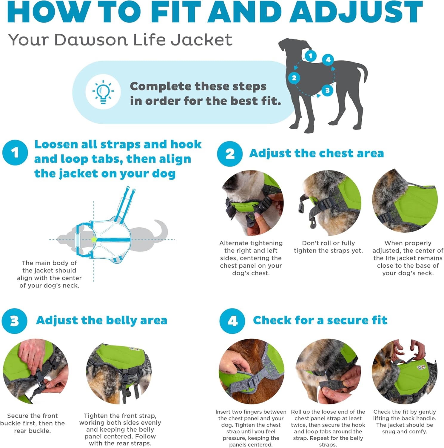 image:imageOutward Hound Dawson Swim Green Dog Life Jacket MediumGreen
