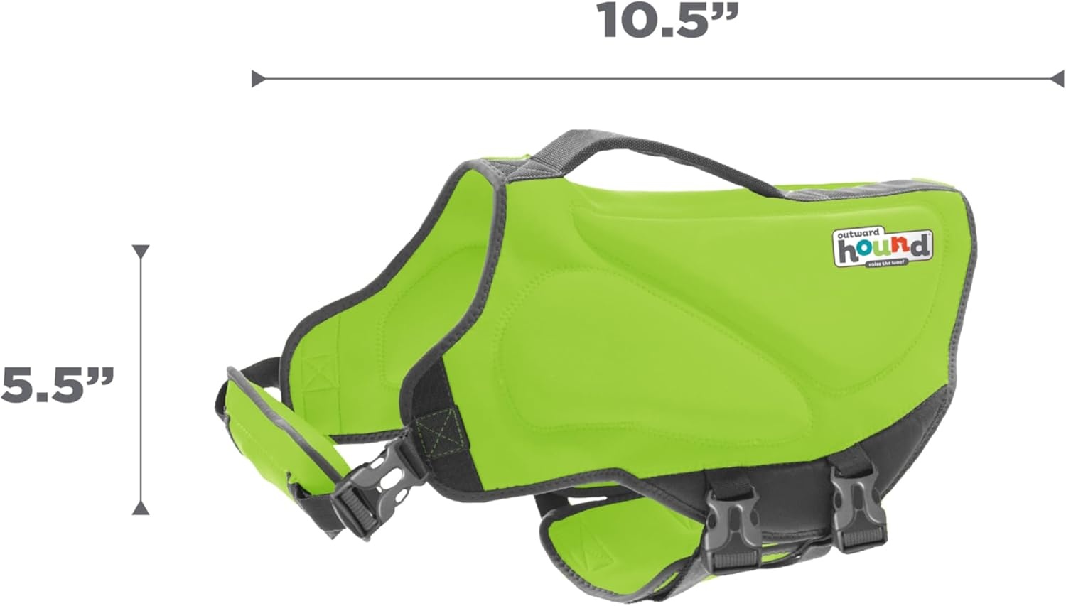 image:imageOutward Hound Dawson Swim Green Dog Life Jacket MediumGreen