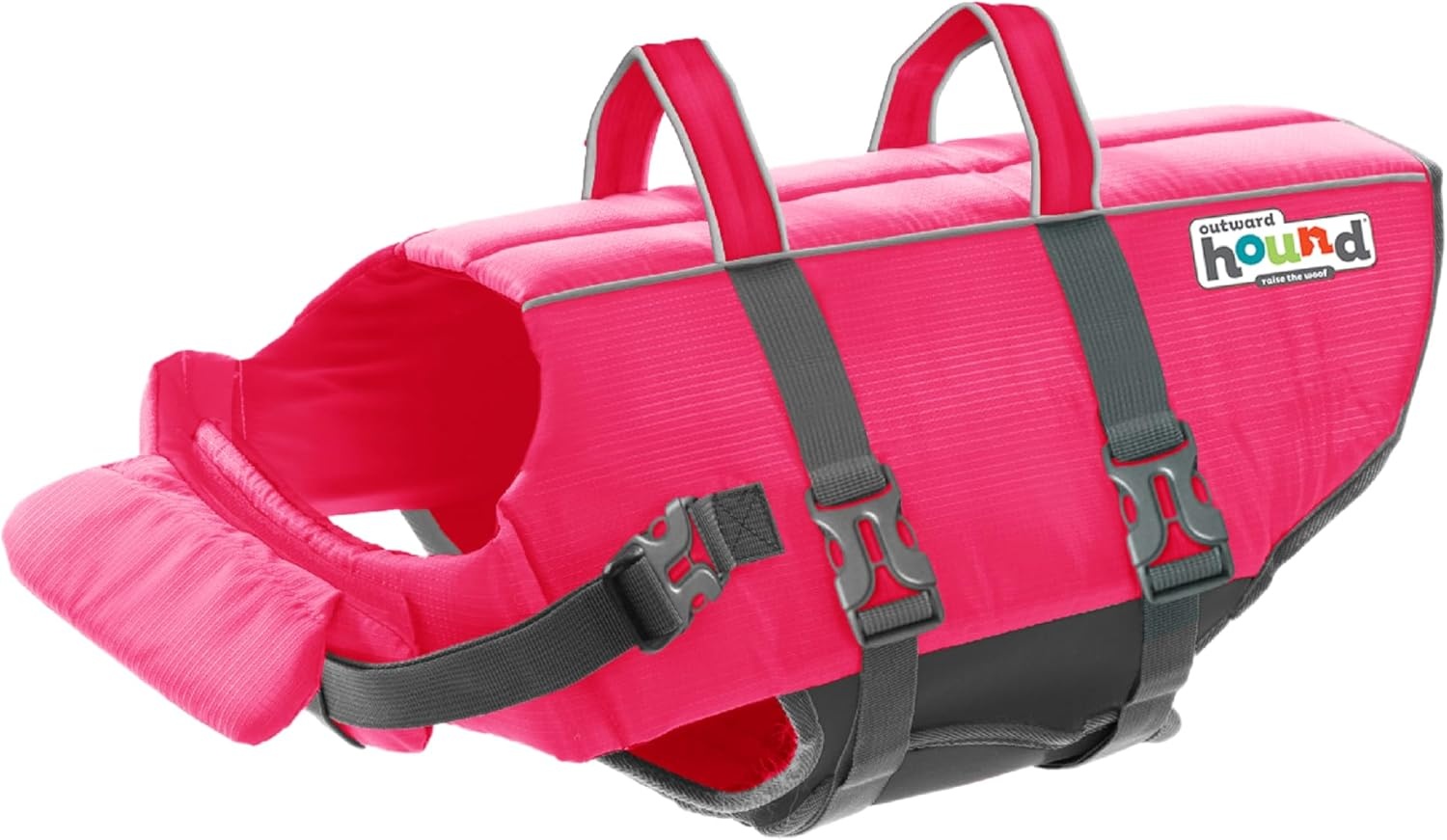 image:imageOutward Hound Dawson Swim Green Dog Life Jacket MediumPink