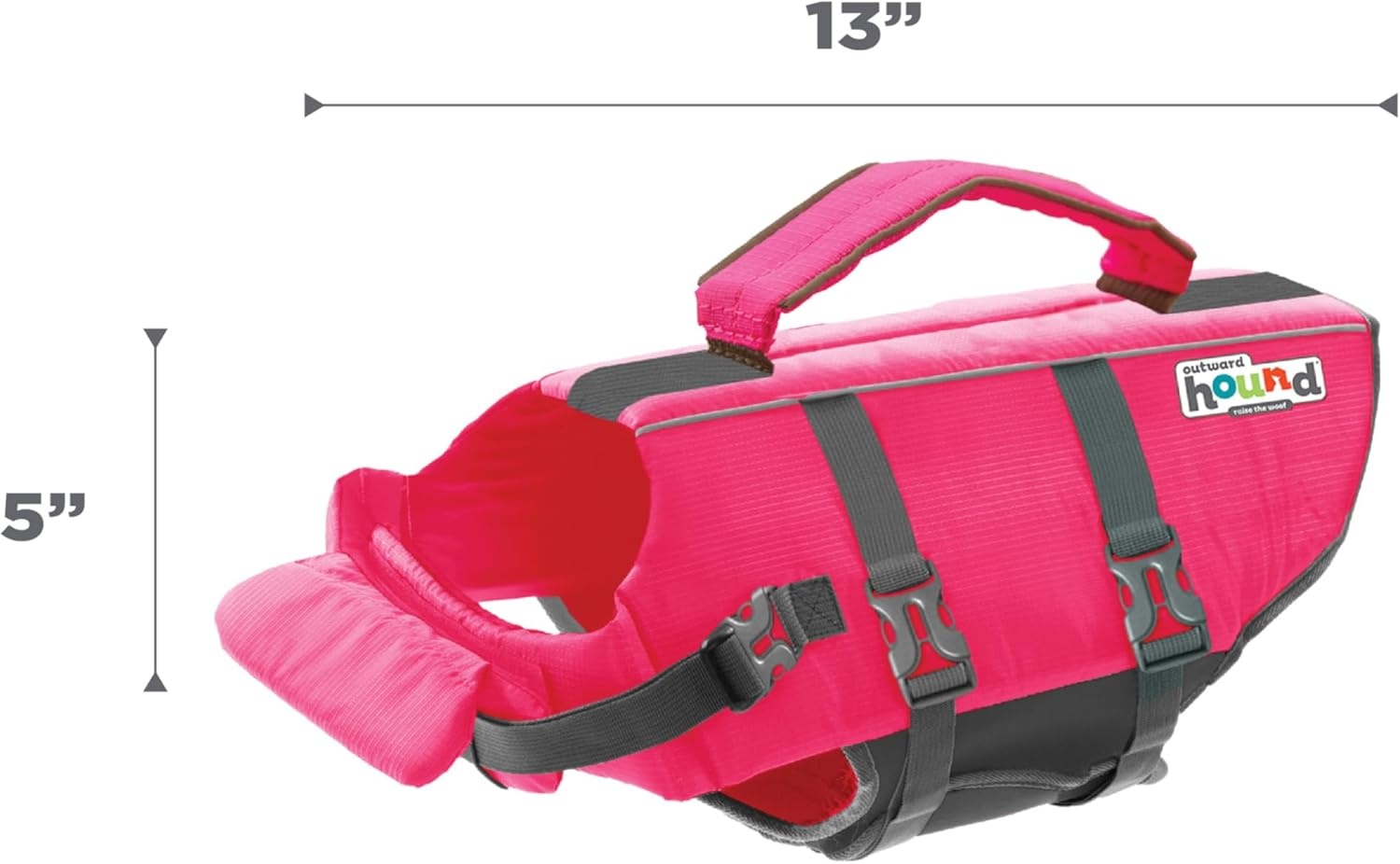 image:imageOutward Hound Dawson Swim Green Dog Life Jacket MediumPink