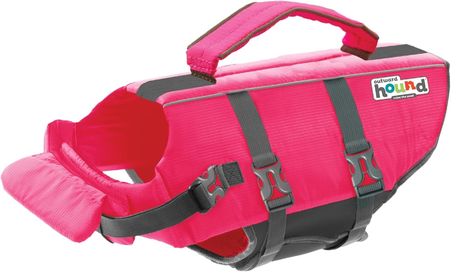 image:imageOutward Hound Dawson Swim Green Dog Life Jacket MediumPink
