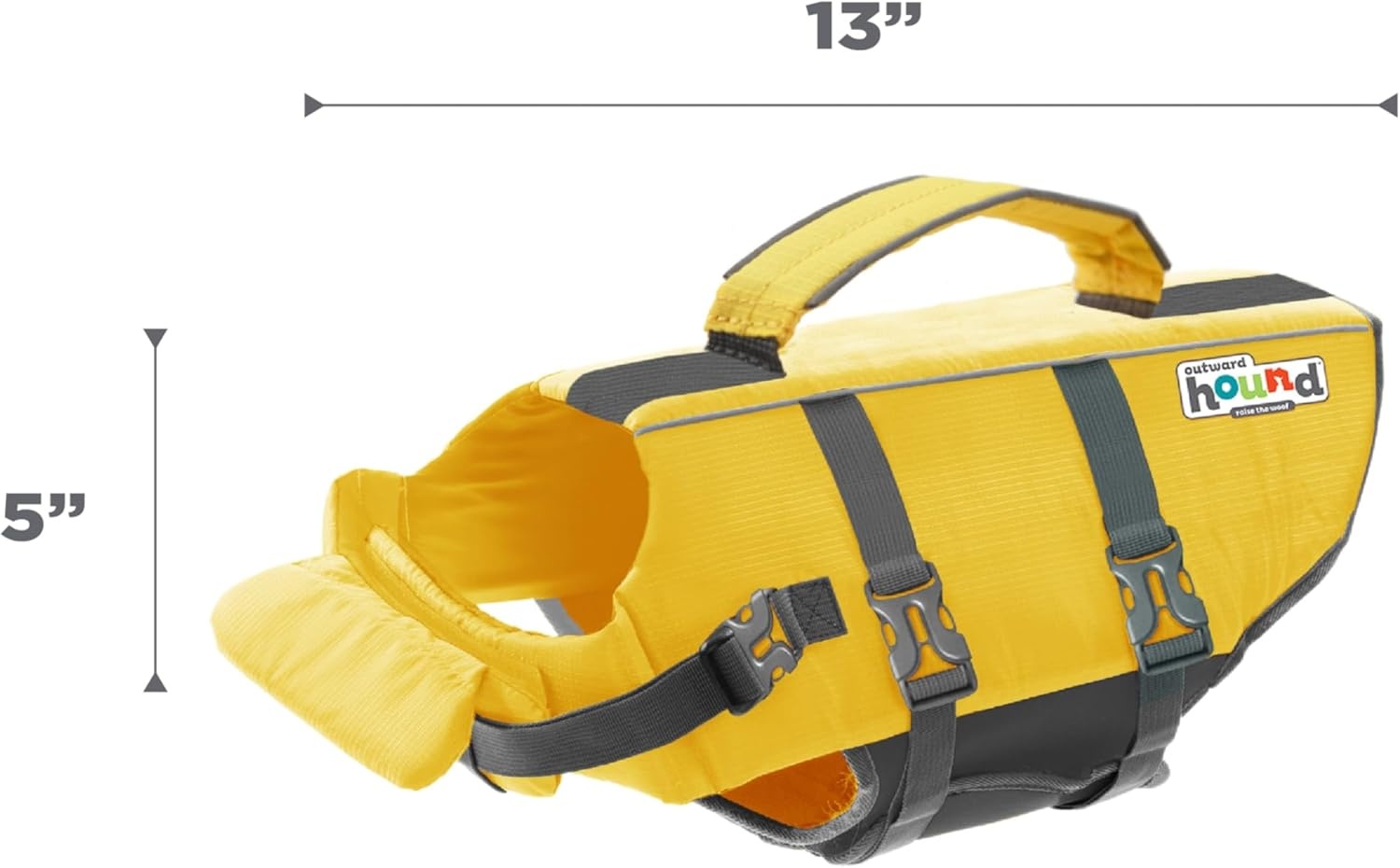 image:imageOutward Hound Dawson Swim Green Dog Life Jacket MediumYellow