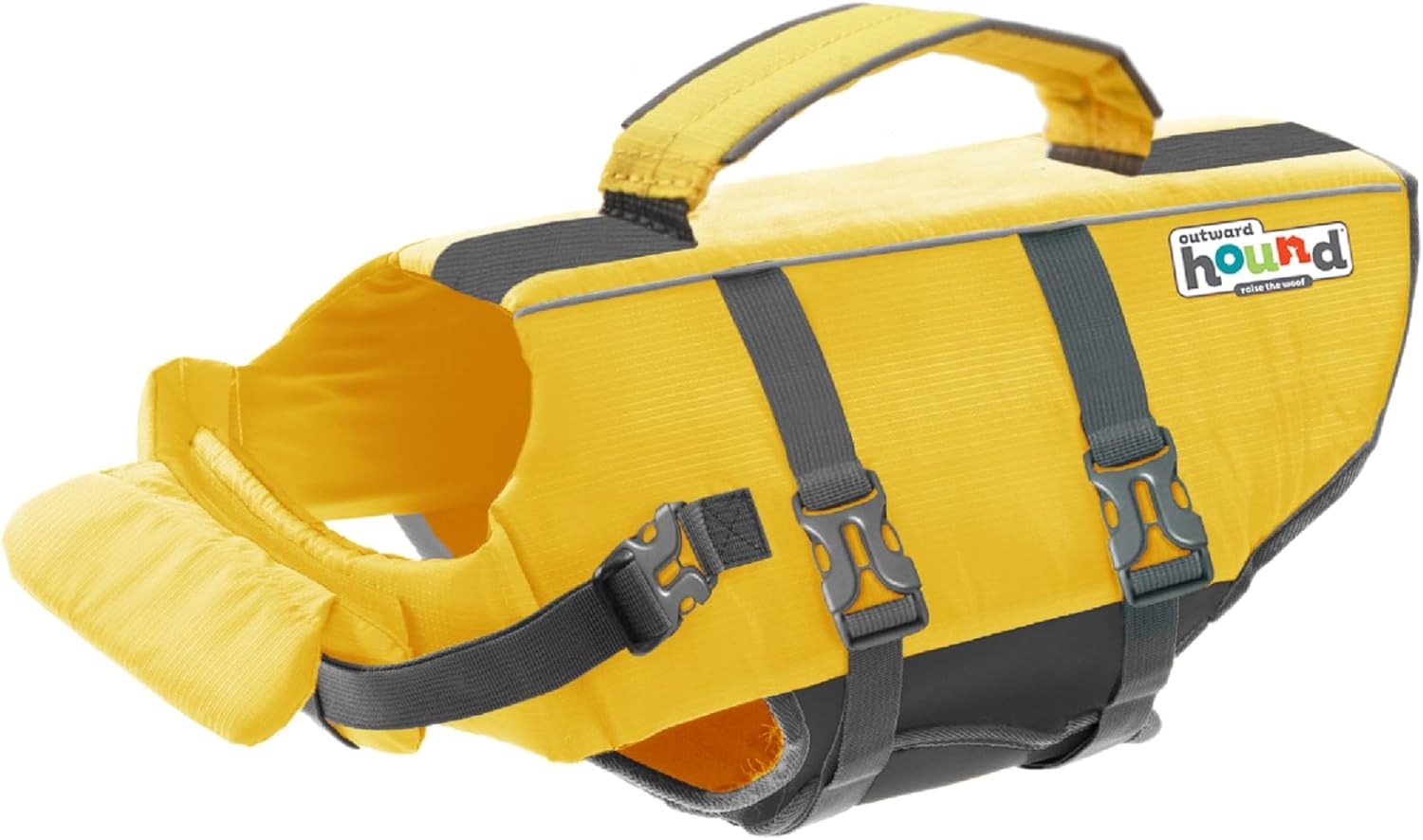 image:imageOutward Hound Dawson Swim Green Dog Life Jacket MediumYellow