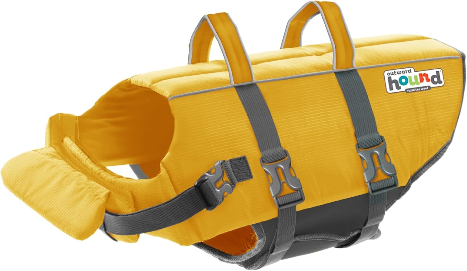 image:imageOutward Hound Dawson Swim Green Dog Life Jacket MediumYellow