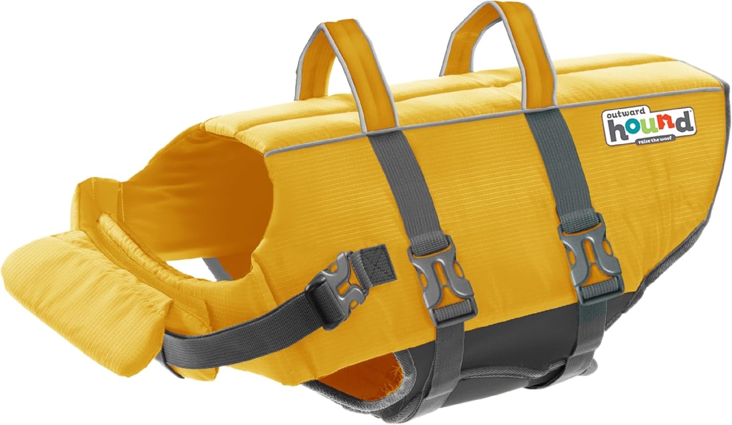 image:imageOutward Hound Dawson Swim Green Dog Life Jacket MediumYellow