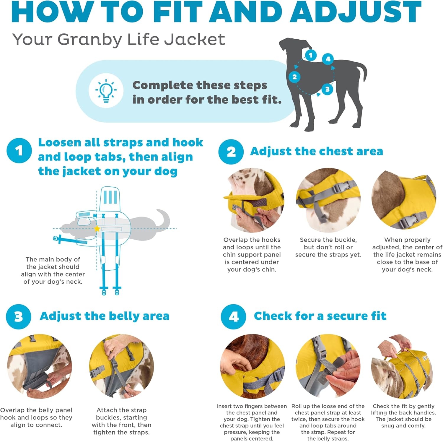 image:imageOutward Hound Dawson Swim Green Dog Life Jacket MediumYellow