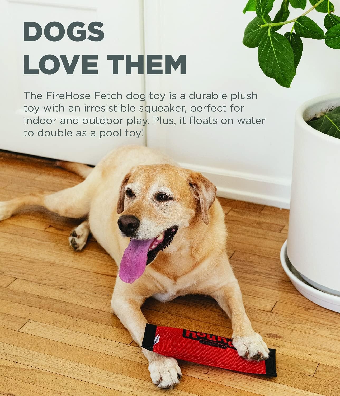 image:imageOutward Hound Firehose Fetch Dog Toy LargeLarge Pack of 1