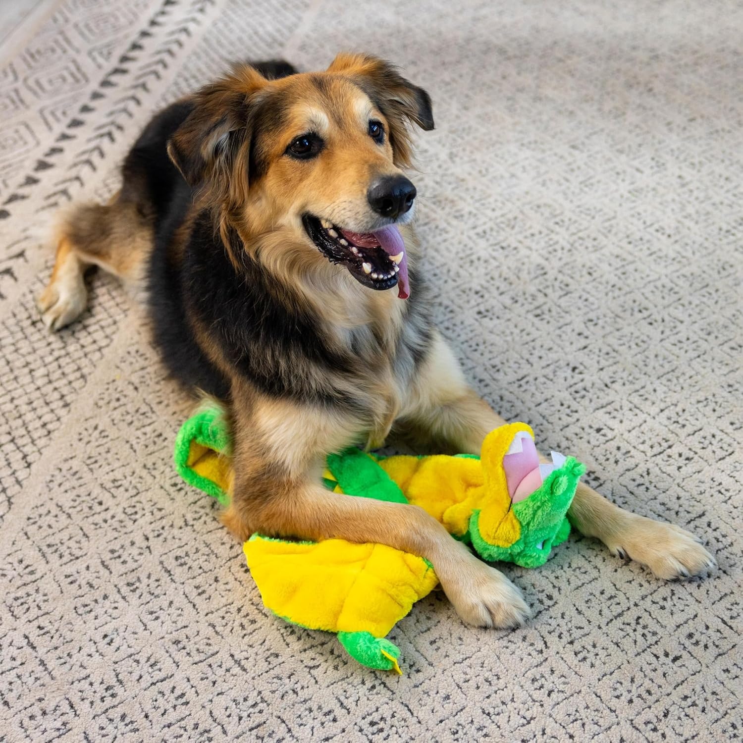 image:imageOutward Hound Squeaker Matz Plush Gator Dog Toy XLSqueaker Matz Gator