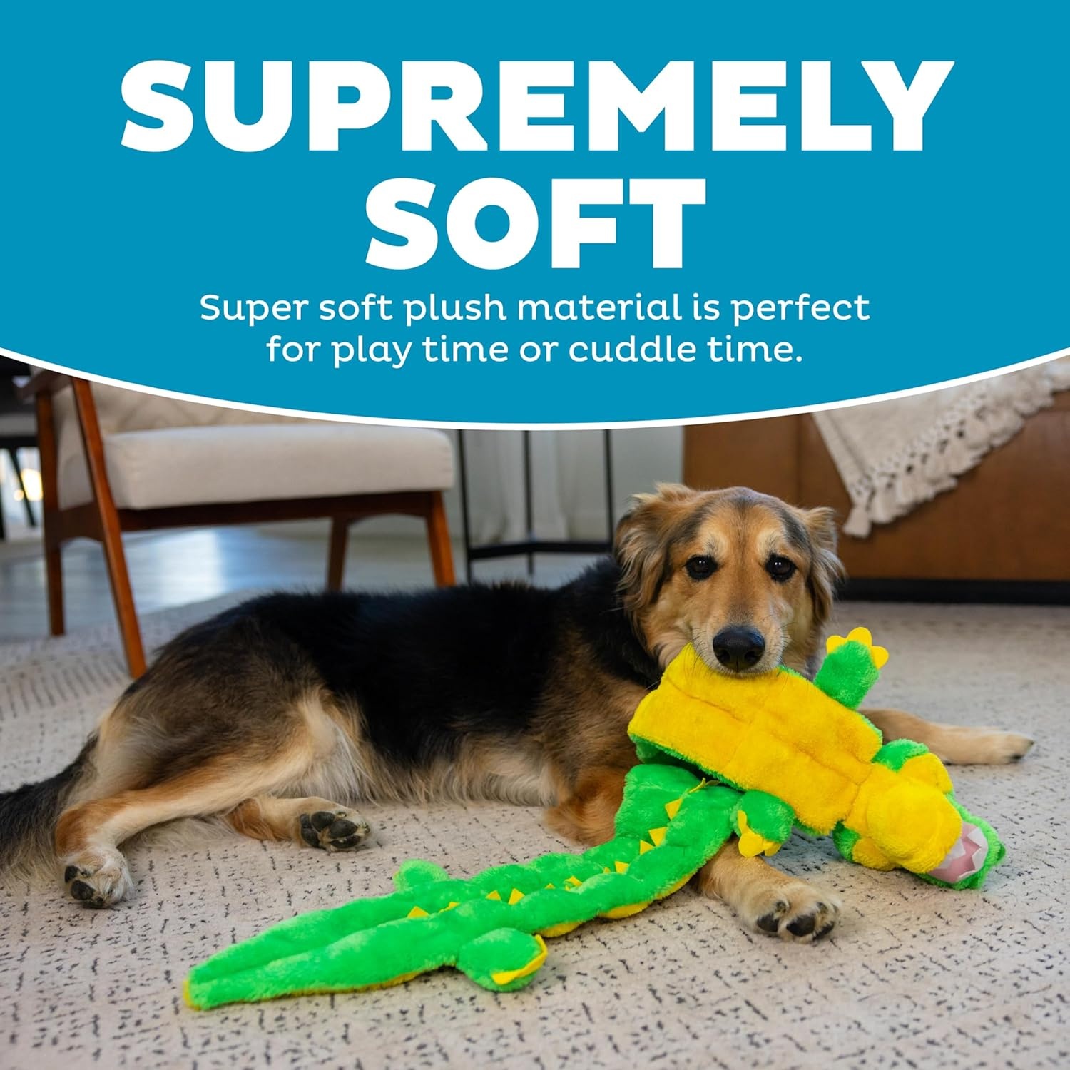 image:imageOutward Hound Squeaker Matz Plush Gator Dog Toy XLSqueaker Matz Gator