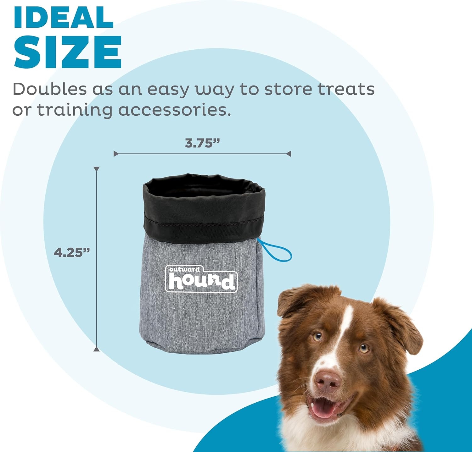 image:imageOutward Hound Treat Tote HandsFree Dog Training PouchTreat Bag