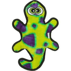 image:imageOutward Hound Durablez Gecko  Squeaky Plush Dog Toy No Stuffing for Less Mess Interactive amp Tough 4 Jumbo Squeakers Puppies amp Dogs Large 175Green Gecko